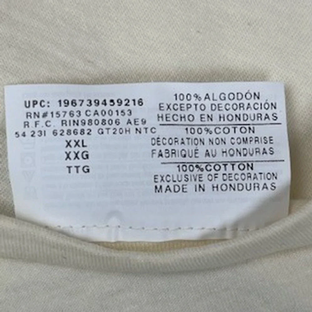 Champion Rec Club 5 Mile Run Ringer Tee Natural XXL 2X Large Cotton NWT‎ - Picture 6 of 9